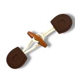 Dufflecoat Knebelverschluss Mantelverschlüsse LAURA braun 