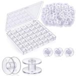 Spulenbox mit 25 Kunststoff Nähmaschinen Spulen CB 