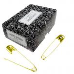19mm Sicherheitsnadeln 1000St. gold 