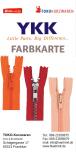 YKK - Nähmit Reißverschluss Farbkarte 