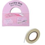 Nähmit Saumvlies mit Trägerpapier 10mm x 50m Rolle - BÜGELFOLIE 