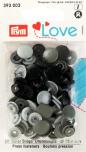 PRYM Prym Love Druckknopf Color KST 12,4 mm grau 