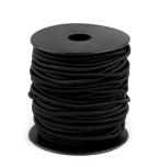 Gummiband Elastische Kordel 3mm - Gummikordel Meterware 580 - schwarz