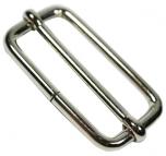 Schieber Gurtversteller 50mm METALL silber 