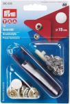 PRYM Anorak Druckknöpfe 15 mm weiß 