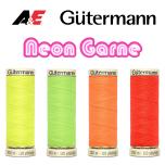 Gütermann NEON - Allesnäher Nähgarn Set 4 x 100m Rollen 