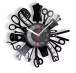 Nähmit - Nähfreude Motiv Wanduhr für Nähbegeisterte 