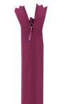 YKK Reißverschluss Nahtverdeckt 25cm - Nahtfein verschiedene Farben 853 - bordeauxviolett