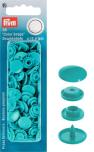 PRYM Color Snaps Druckknöpfe rund 12,4 mm türkis 