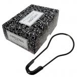 22mm Birnenform Sicherheitsnadeln 1000St. schwarz 