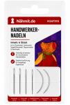 Handwerkernadeln / Ledernadeln, Rundnadeln, 6 Stück 