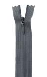 YKK Reißverschluss Nahtverdeckt 60cm - Nahtfein verschiedene Farben 182 - dunkelgrau