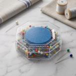 Glaskopf Stecknadeln mit Nadelkissen 