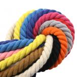MEGA Dicke gedrehte Baumwollkordel 12mm UNI 