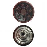 Jeansknöpfe 17mm - altkupfer, Sofort lieferbar