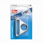PRYM Triangel-Ringe mit Steg 40 mm silberfarbig 