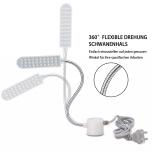 Magnetische LED Schwanenhals Nähmaschinenlampe mit 30 LED`s 