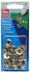 PRYM Nachfüllpackung Sport & Camping Druckknöpfe 15 mm silber 
