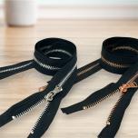 GLOSSY - 2-Wege Metall Reißverschluss - Zweiwege teilbar bis 80cm 