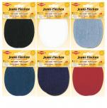 Kleiber Jeans Aufbügel Flecken oval 2 St. verschiedene Farben 