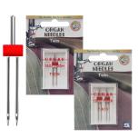 Organ Nähmaschine - Zwillingsnadel Flachkolben 