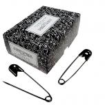 19mm Sicherheitsnadeln 1000St. schwarz 