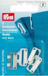 PRYM Rockbundverschlüsse ST 25 mm silberfarbig 
