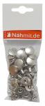Nähmit *XL* Anorak Druckknöpfe Silber 25St. 