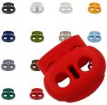 Kordelstopper Oval 2-Loch 