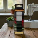 Nähmaschinengarn Allesnäher 4 Rollen á 300m Syngarn / Nähgarn 01 - Schwarz & Weiss