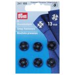 PRYM Annäh-Druckknöpfe MS 13 mm schwarz 