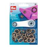 PRYM Jersey Druckknöpfe 18 mm altmessing 