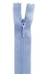 YKK Reißverschluss Nahtverdeckt 60cm - Nahtfein verschiedene Farben 837 - taubenblau