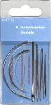 Handwerkernadeln / Ledernadeln, Rundnadeln, 6 Stück 