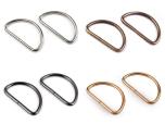 D-Ring Halbrundringe für Taschen 40mm 
