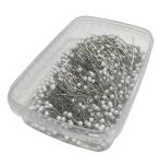 Multipackung Große Stecknadeln / Schwesternnadeln weiß 1000St. 