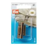 PRYM Drehverschluss für Taschen altmessing gebürstet 