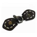 Dufflecoat / Knebelverschluss mit Druckknopf Braun 