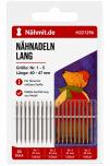 Handnähnadeln lang Nr. 1 - 5 / 40 - 47mm Lang Größe - 1-5