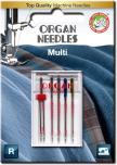 Organ Nähmaschinennadeln MULTI SET 4 Nadeln 1 Zwillingsnadel 