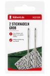 Grobe Sticknadeln (Knitters) 2 Stück 