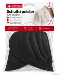 Nähmit - Premium Sakko / Mantel Schulterpolster Watte Filz 580 - schwarz