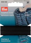 PRYM Knopfloch-Elastic glattes Band 18 mm schwarz 