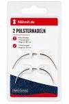 2 Polsterernadeln geboge Nadeln / Rundnadel 