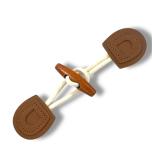 Dufflecoat Knebelverschluss Mantelverschlüsse LAURA cognac 