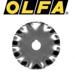 OLFA Ersatzklinge Wellenklinge 45mm 