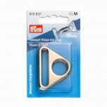 PRYM Triangel-Ringe mit Steg 40 mm goldfarbig 
