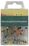 CreaStyle - 30g Glaskopf Stecknadeln extra lang 48 x 0,80mm 