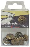 Creastyle Patentknöpfe / Hosenknöpfe altmessing 