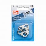 PRYM Triangel-Ringe mit Steg 25 mm silberfarbig 